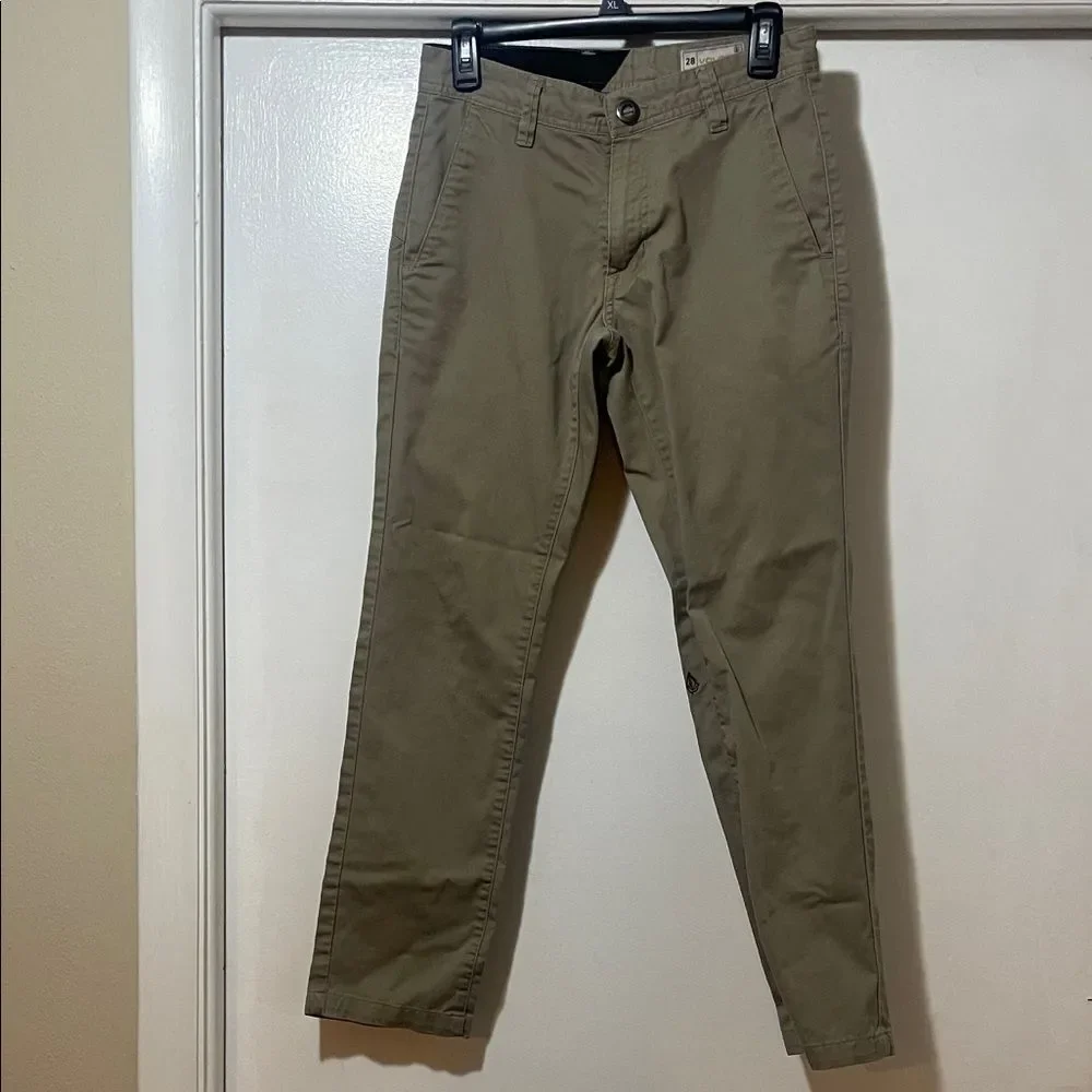 Volcom Men's Khaki Chinos size 28